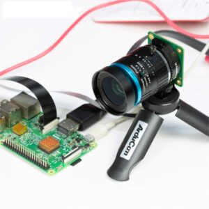 Arducam C-Mount Lens for 12MP IMX477 Raspberry Pi HQ Camera, 16mm Focal Length with C-CS Adapter，Manual Focus and Aperture Adjustment