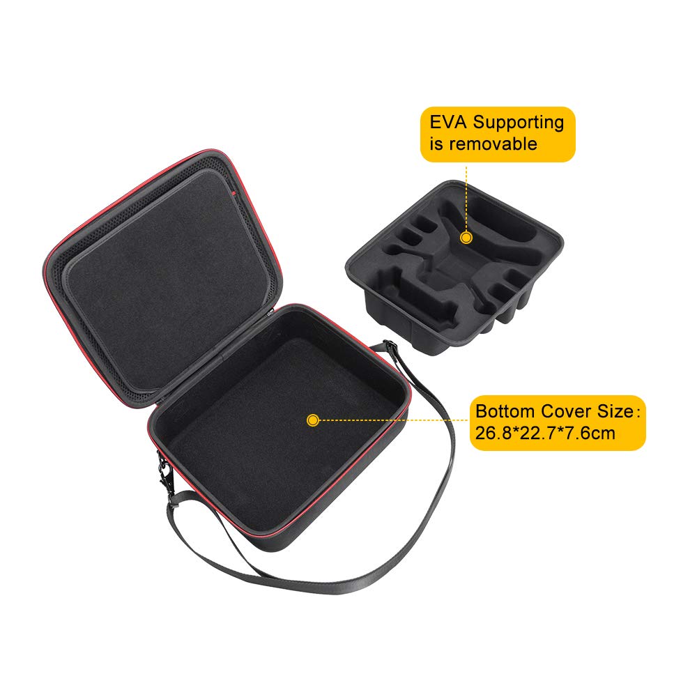 RLSOCO Hard Case for DJI Mavic Mini - Fits Mavic Mini Accessories: Mavic Mini Body,Controller,8X Batteries, Charger,Propellers