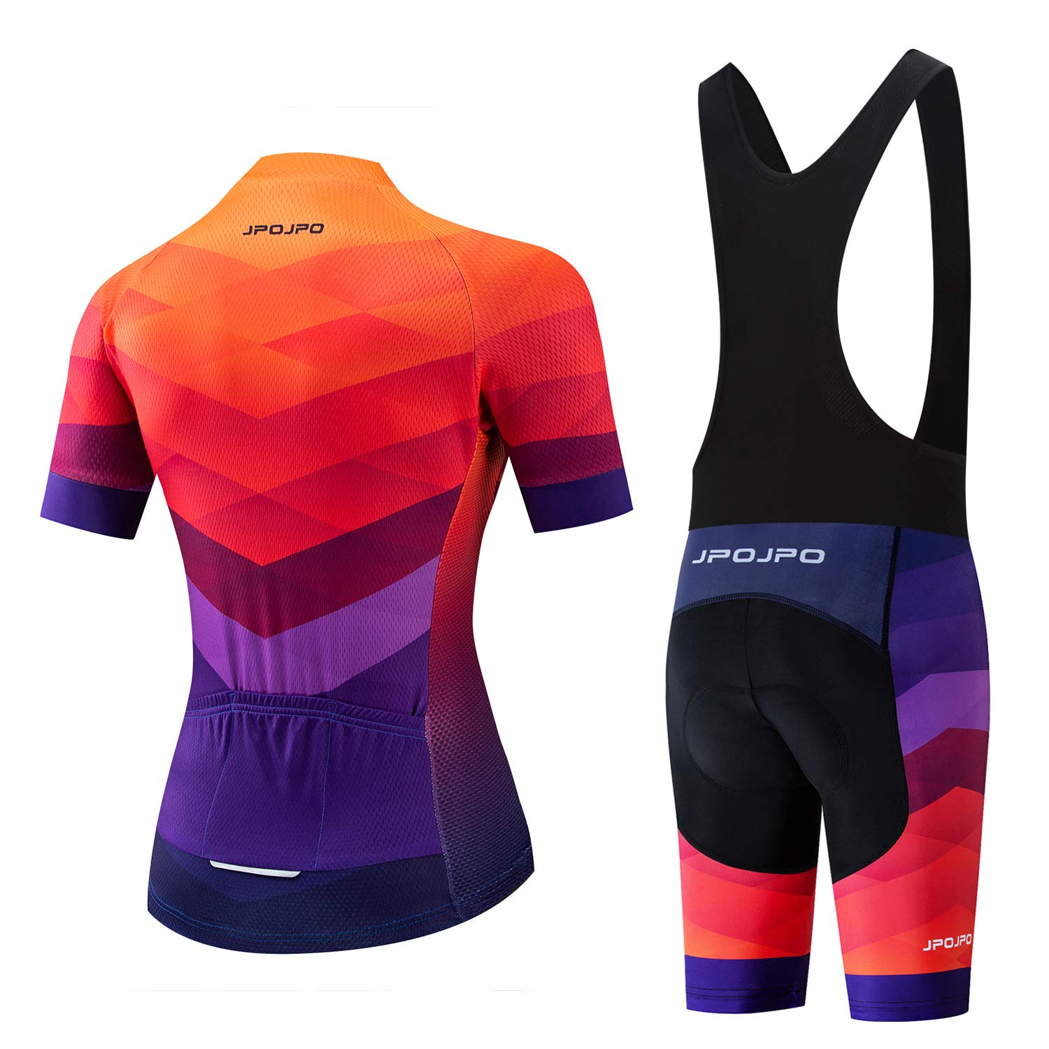 Women's Cycling Jersey + BIB Shorts Padded Short Sleeve Biking Shirts Bike Clothing Bicycle