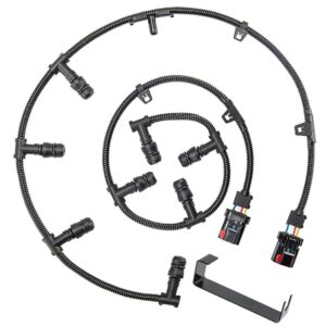 3c3z-12a690-aa powerstroke 6.0 diesel glow plug harness kit includes right left harness removal tool,compatible with 2004-2010 ford 6.0l v8 powerstroke diesel engine ford f-250 f-350 f-450 super duty