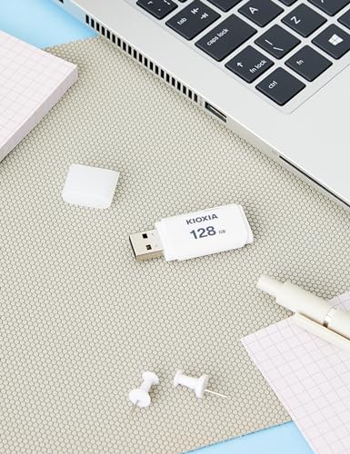 Kioxia U202 TransMemory 128GB USB2.0 Flash Drive Portable Data Disk USB Stick White LU202W128GG4