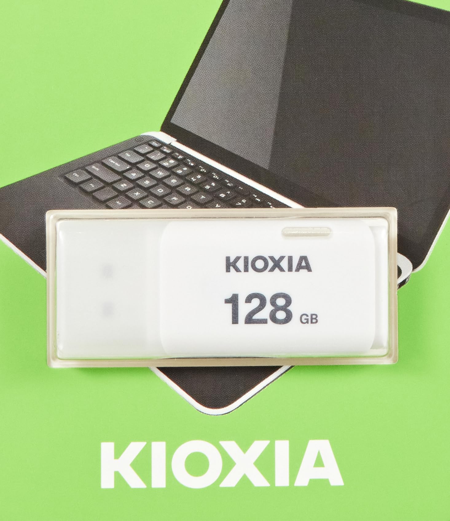 Kioxia U202 TransMemory 128GB USB2.0 Flash Drive Portable Data Disk USB Stick White LU202W128GG4