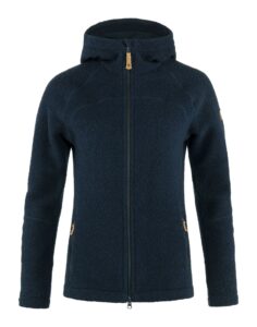 fjallraven keb fleece hoodie - men's dark navy medium
