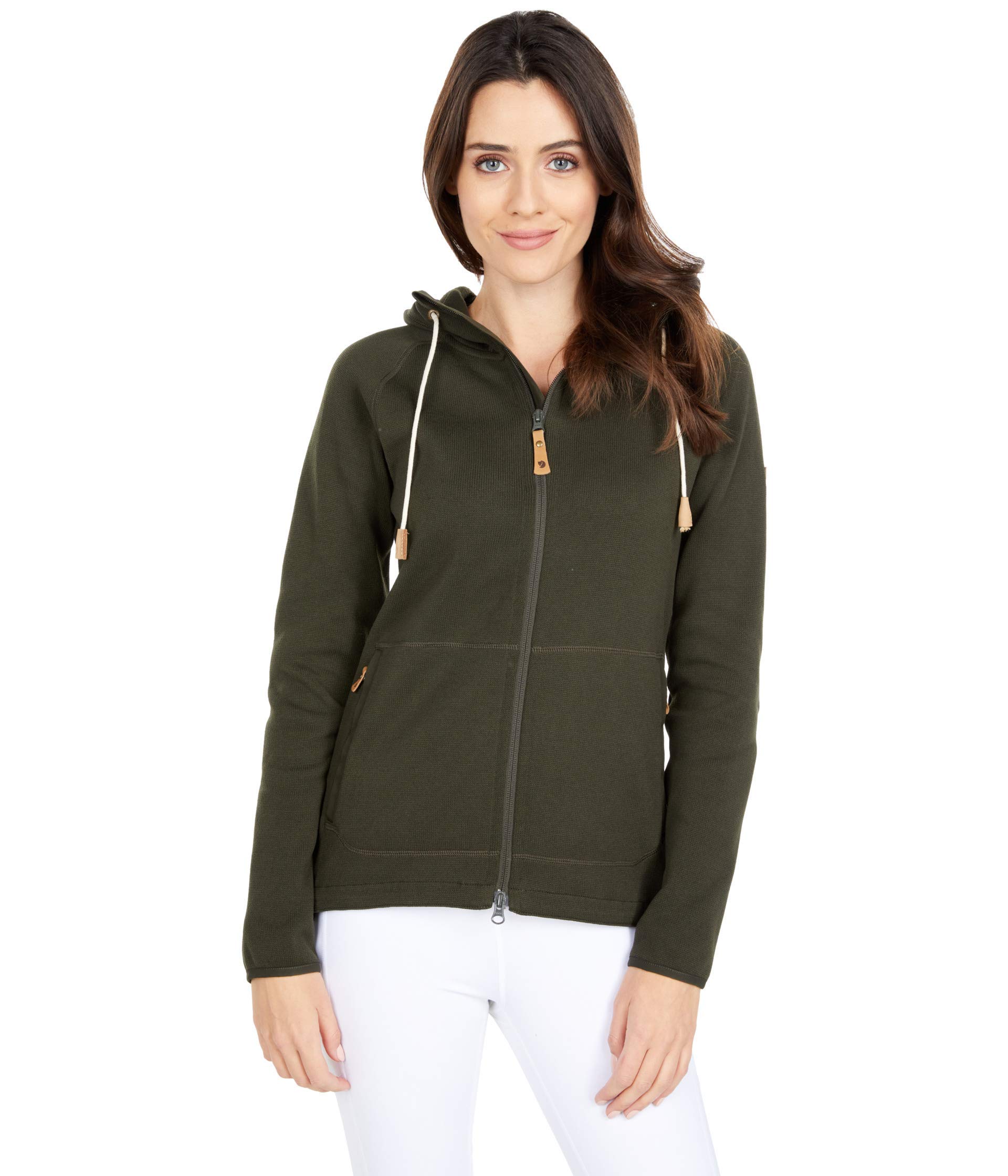 Fjällräven Övik Fleece Hoodie Deep Forest SM