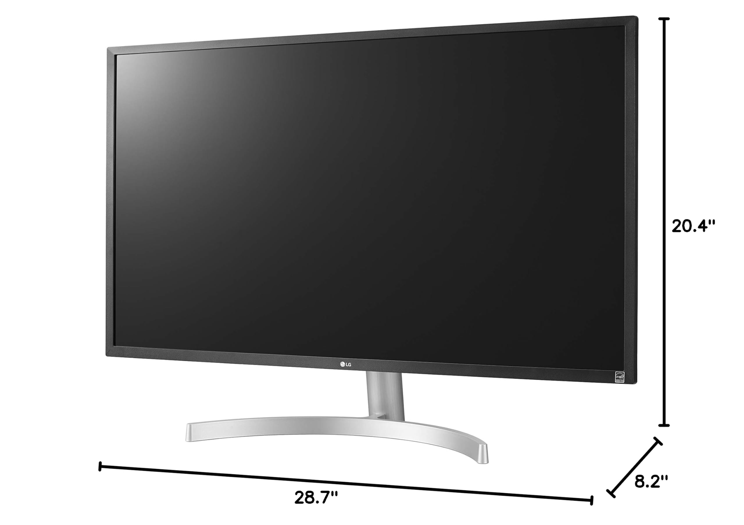 LG UltraFine 32-Inch Computer Monitor 32UL500-W, VA with HDR 10 Compatibility and AMD FreeSync, White