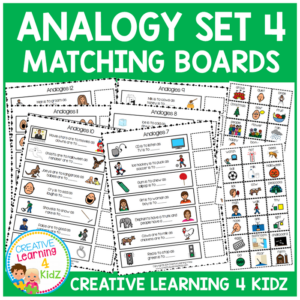 analogy matching boards set 4