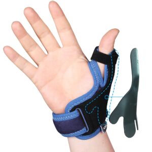 velpeau thumb support brace - cmc joint thumb spica splint for pain relief, arthritis, tendonitis, sprains, strains, carpal tunnel wrist strap(medium)