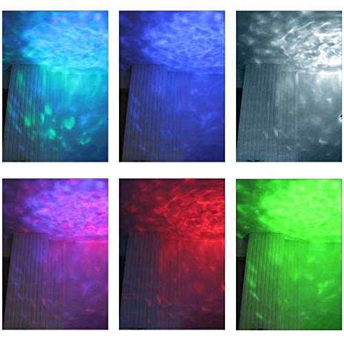 7 RGBW Color Water Effect Lights,KOOT Water Wave Lights Projector Stage ...