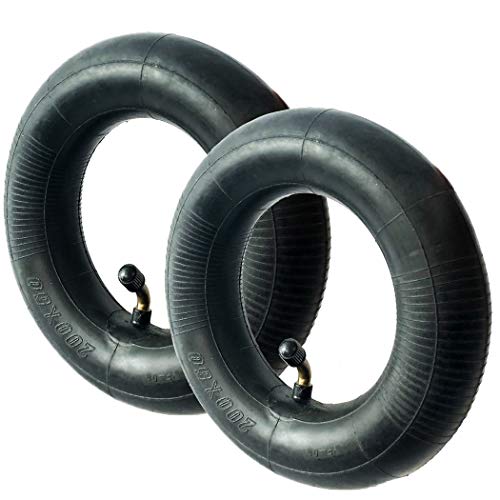 2 Pack - 200X50 Inner Tubes- Electric Scooter Tire Tube | Compatible with Razor E100, E150, E200, Power Core E100, Dune Buggy, ePunk, Crazy Cart, PowerRider 360, eSpark