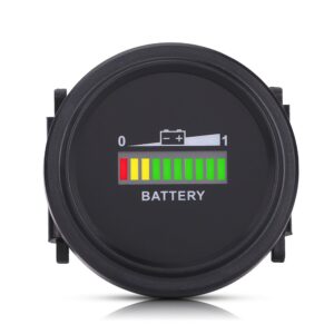 12v/24v/36v/48v/72v dc battery indicator digital led battery indicator meter for motorcycle for golf cart