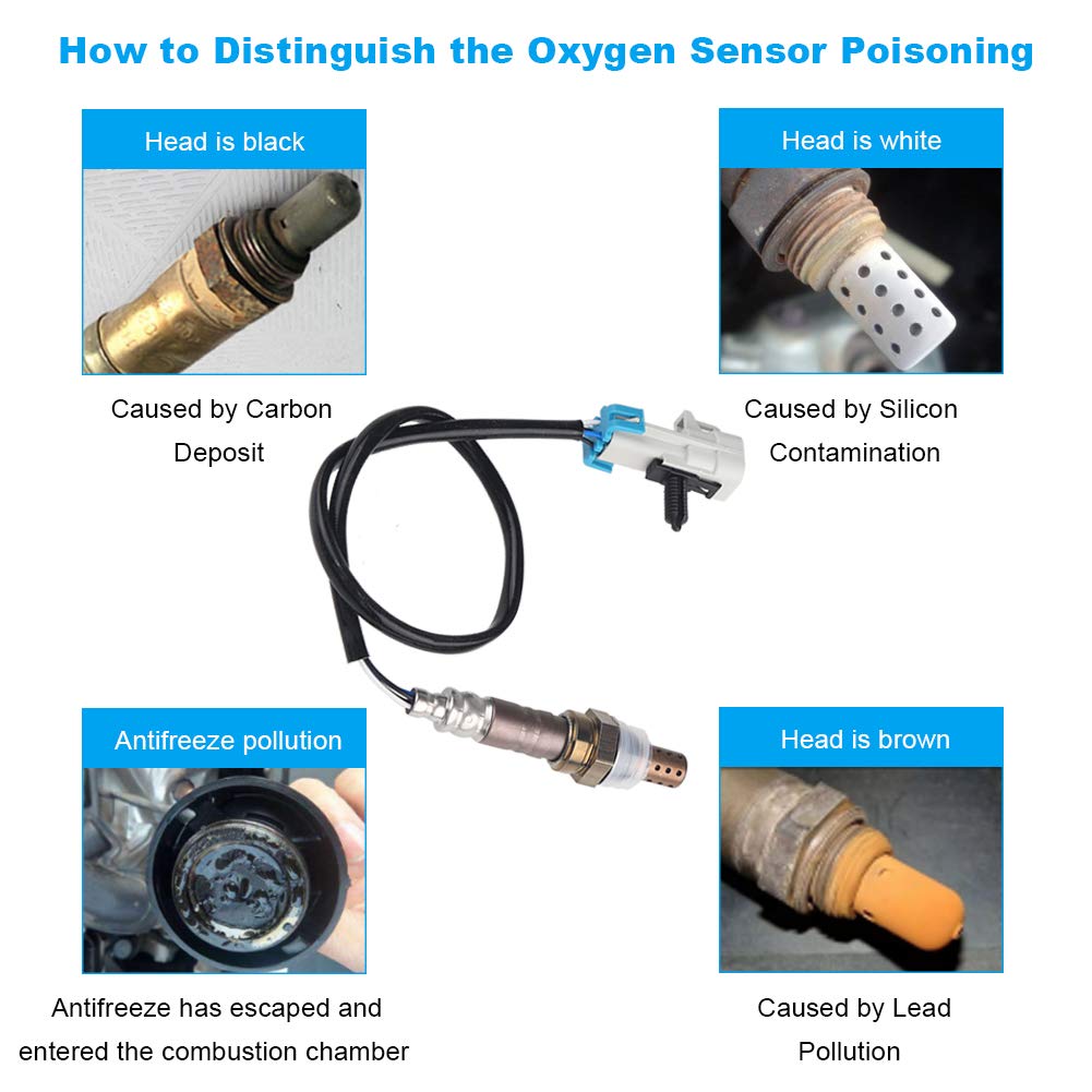 JDMON Compatible with O2 Oxygen Sensor Upstream & Downstream Chevrolet GMC Silverado 1500 /Tahoe 5.3L, Sierra 1500/Yukon 2003 2004 2005,Replaces 21546, SG1857,234-4668,15284, Set of 4