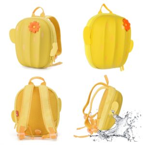 Kids Backpack with Safety Leash,Waterproof Backpack Preschool Toddler,Cute Bag leash for Kids,Bookbag Harness(Yellow)