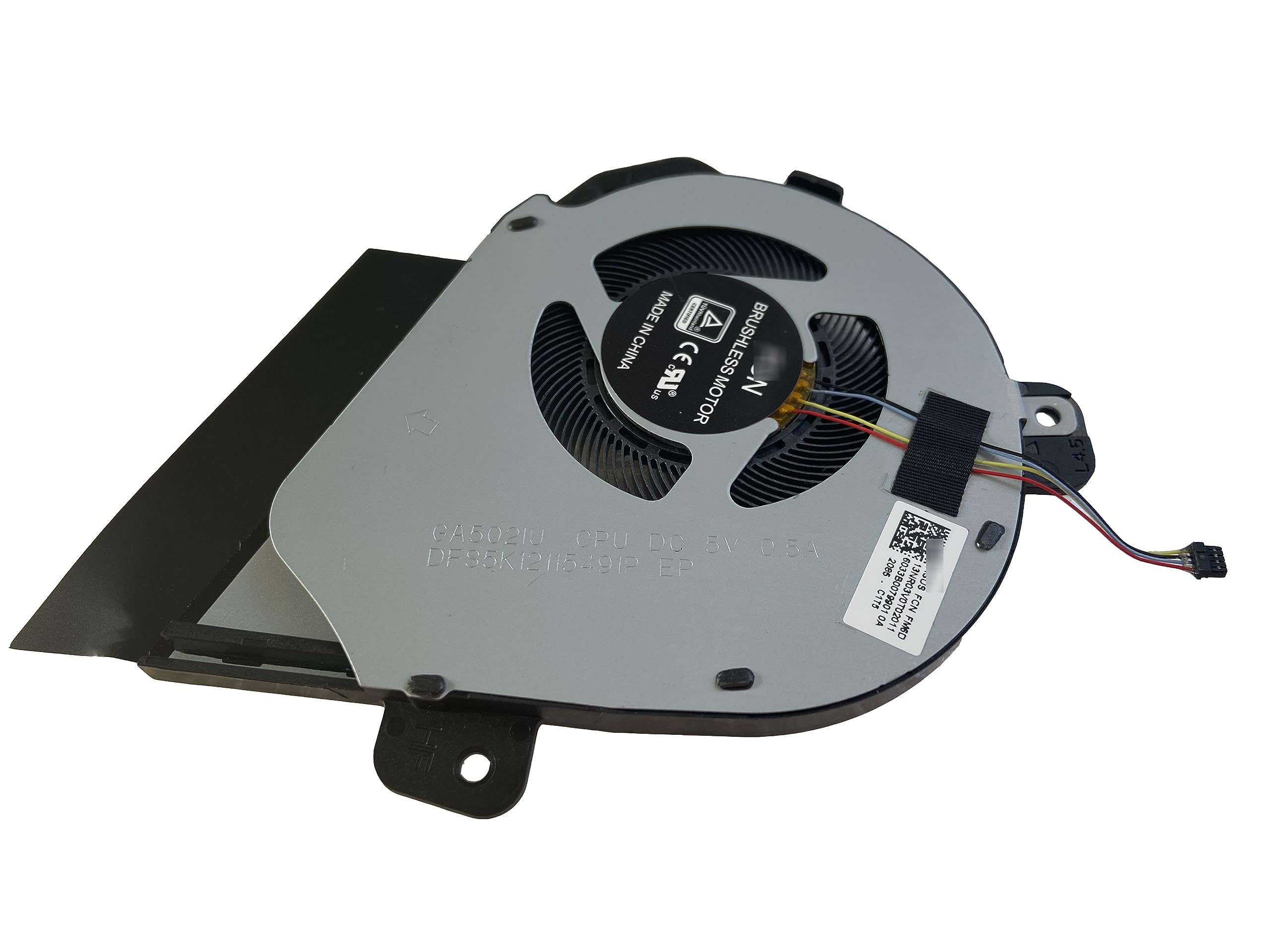 HK-Part Fan for Asus Rog GA502DU GX505 GX505D GX505DW GX505DV CPU Gpu Cooling Fan Set DC5V