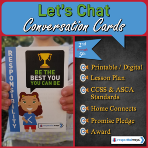 social emotional learning | distance learning | be the best you, you can be conversation cards | elementary school
