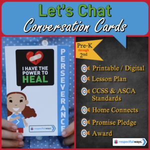 social emotional learning | distance learning | i have the power to heal conversation cards | elementary school