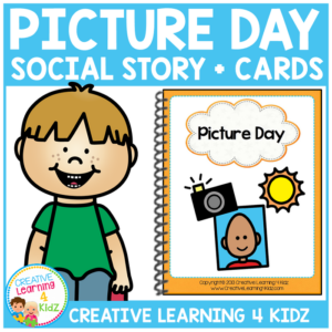 picture day social storybook + cards