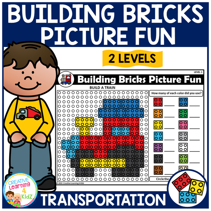 Building Bricks Picture Fun: Transportation