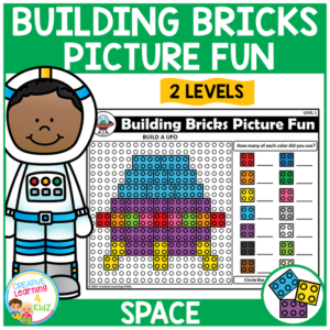 building bricks picture fun: space