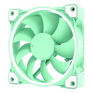 ID-COOLING ZF-12025 Pastel 120mm Case Fan White LED PWM Fan for PC Case/CPU Cooler (Piglet Pink)