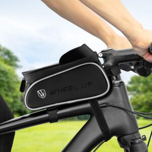 Tsuinz Waist Pack Waterproof Bicycle Bag Front Bike Phone Frame Bag Mount Top tube Bag Accessories for iPhone 13/12/11 Pro X/XS/XR/8 Airpods Samsung Galaxy S22/S21/S20/A10e/S10