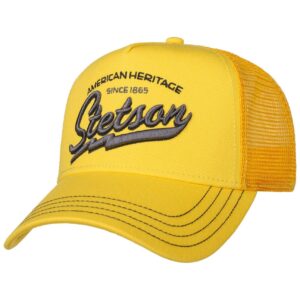 stetson since 1865 trucker cap men yellow one size