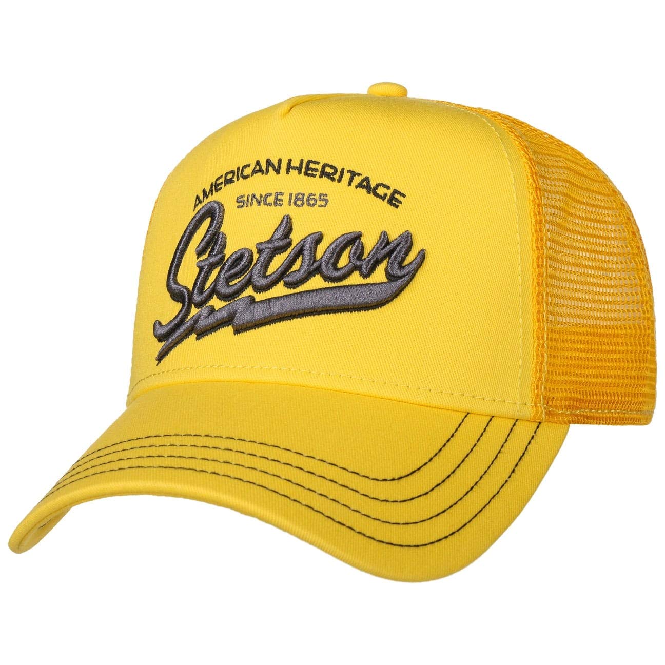 Stetson Since 1865 Trucker Cap Men Yellow One Size