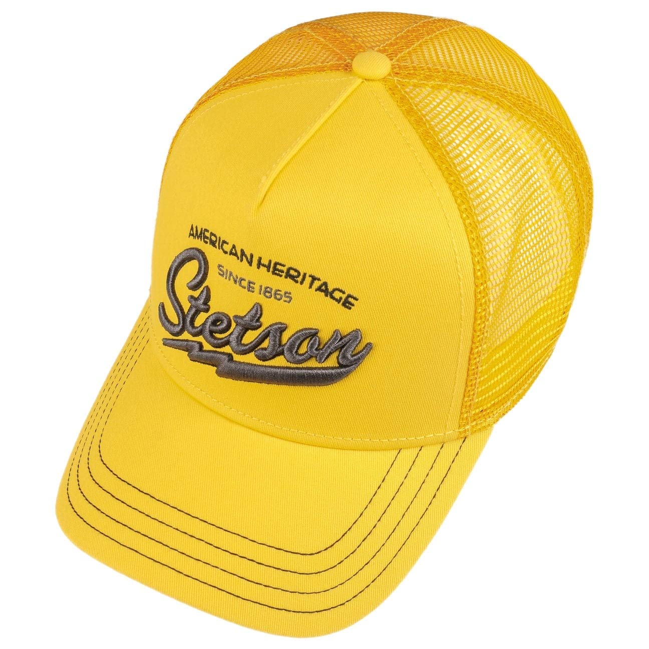 Stetson Since 1865 Trucker Cap Men Yellow One Size