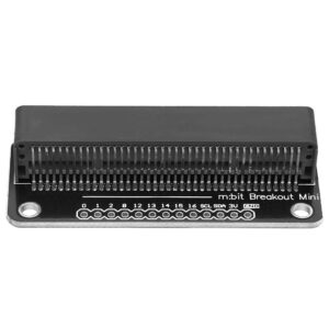 Micro:Bit Edge Connector, Bit Board To A Breadboard Extension Board 2.54Mm Pin, Microbit BBC Expansion Board(black)