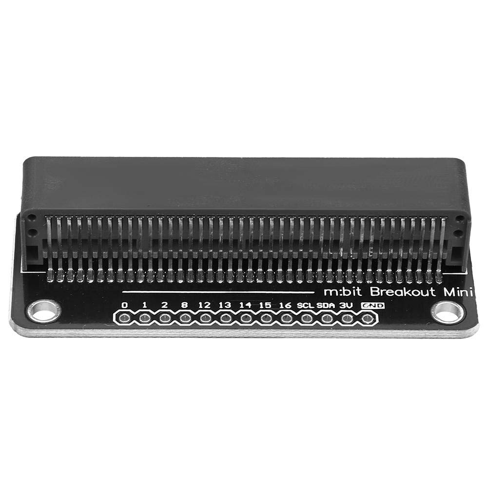 Micro:Bit Edge Connector, Bit Board To A Breadboard Extension Board 2.54Mm Pin, Microbit BBC Expansion Board(black)