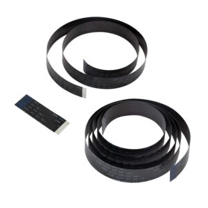 arducam for raspberry pi camera ribbon flex extension cable set (3pcs), 2”(5cm) 23.62”(60cm) 39.37”(100cm) for raspberry pi, black