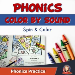 phonics color by sound worksheets