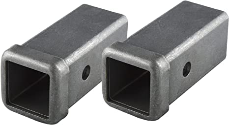 TOPTOW 64453-2 Trailer Hitch Receiver Tube 2-inch X 6-inch Length Storage Box, Weld on Raw Steel, 2 Packs…