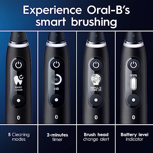 Oral-B iO Series 7G Electric Toothbrush with Brush Head, Black Onyx