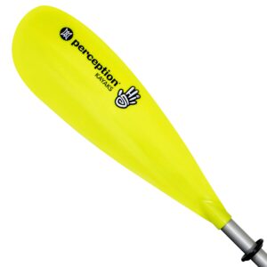 Perception Kayaks Hi Five Kids Kayak Paddle | 2-Piece Aluminum Shaft | Fiberglass/Poly Blade | 190cm