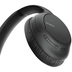 Sony WH-CH710N Wireless Noise-Canceling Headphones (Black) with Deco Gear Case Bundle