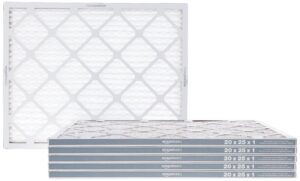 amazon basics merv 11 ac furnace air filter - 20'' x 25'' x 1'', 6-pack