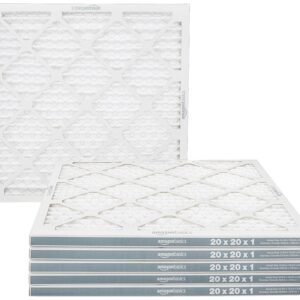 Amazon Basics Merv 11 AC Furnace Air Filter - 20'' x 20'' x 1'', 6-Pack