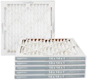 amazon basics merv 11 ac furnace air filter - 14'' x 14'' x 1'', 6-pack