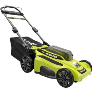 RYOBI Lawn Mower 20 in. 40-Volt Lithium-Ion Brushless Cordless Walk Behind