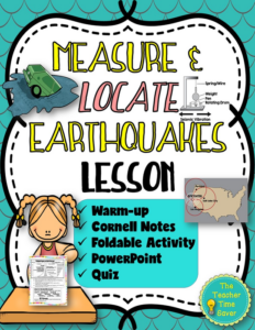 measuring and locating earthquakes lesson
