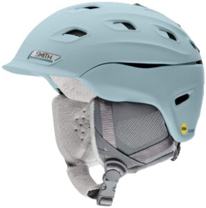 smith optics vantage women's mips snow helmet - matte polar blue, large