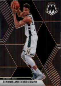 2019-20 panini mosaic #75 giannis antetokounmpo milwaukee bucks nba basketball trading card