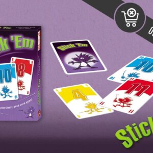 Capstone Games: Stick'Em Game, Classic Award-Winning, Fast & Simple Trick-Taking Card Game, Player with Most Points Wins, Ages 12 and Up