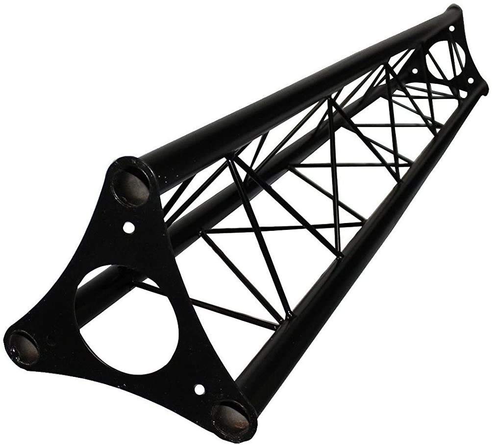 3X 5ft Lighting Triangle Bolted Truss 15' Span 10"x10" Diameter Stand Universal DJ Metal 5'