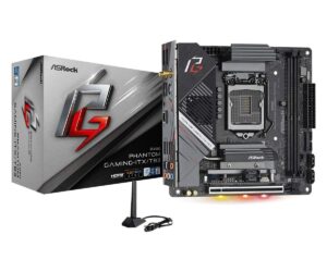 asrock z490 phantom gaming itx/tb3 supports 10 th gen and future generation intel core motherboard processors (socket 1200), model number: z490 phantom gaming-itx/tb3