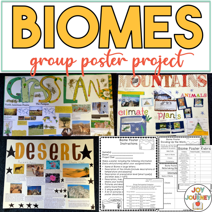 Biomes Poster Project updated