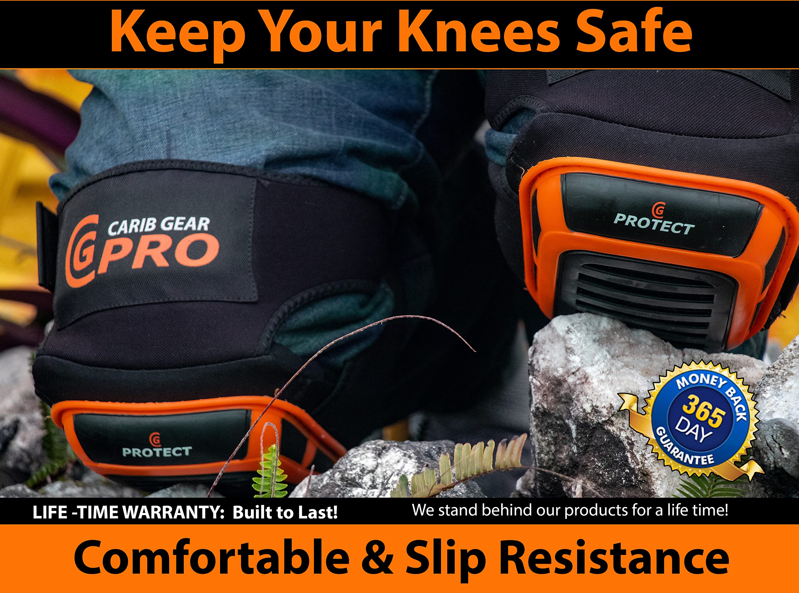 Knee Pads for Flooring and Roofing Work Kneepads With Soft Foam Padding Cushion, No-Slip Stabilizer, Double Straps Clip, For Professional Men And Women Cut resistance Glove Safety Glasses