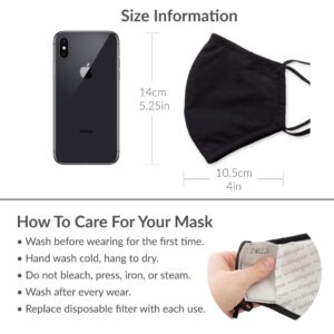 WEDDINGSTAR 3-Ply Adult Washable Cloth Face Mask Reusable and Adjustable with Filter Pocket - Starry Night