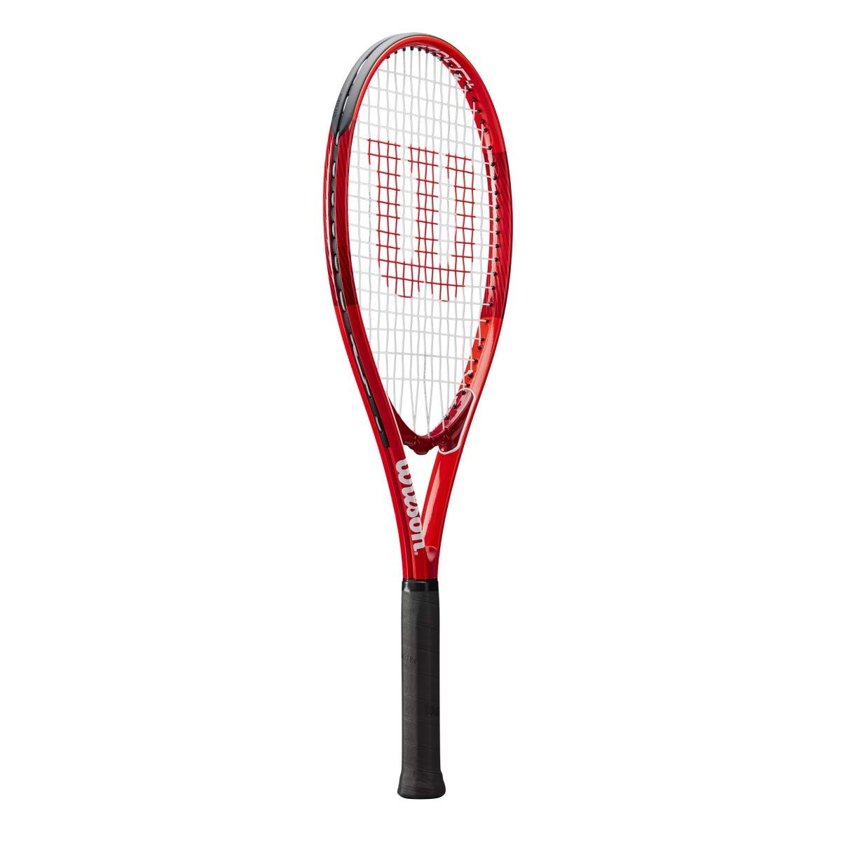 Wilson Federer Pro Staff Precision XL 110 Gloss Red Tennis Racquet in Grip Size 4 3/8" Bundled with a Black Advantage II Tennis Bag (Incredible Feel and Control)