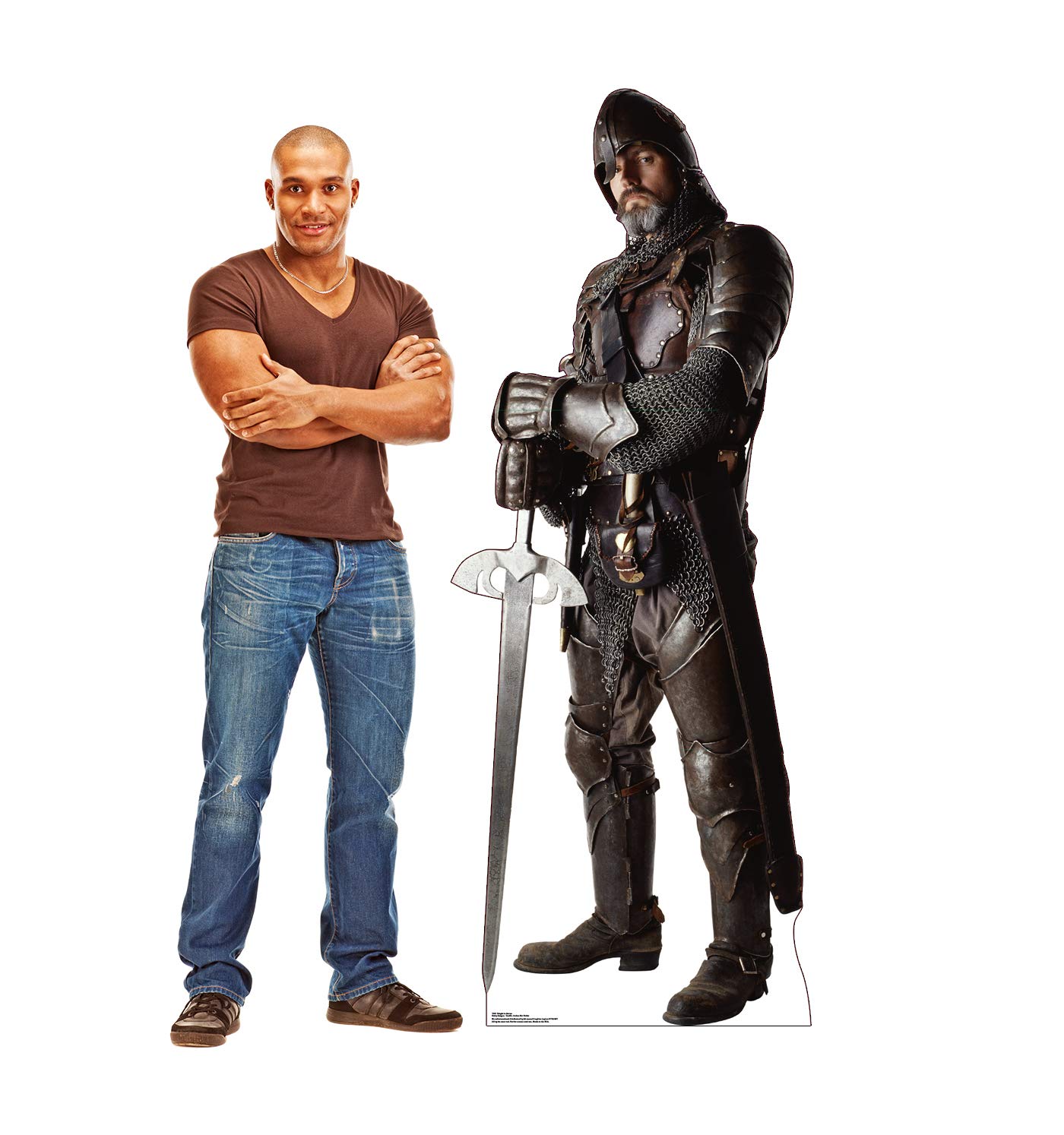 Cardboard People Knight in Armor Life Size Cardboard Cutout Standup